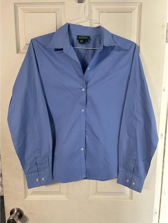 Lauren Ralph Lauren Other - lauren ralph lauren blue cotton button down shirt L